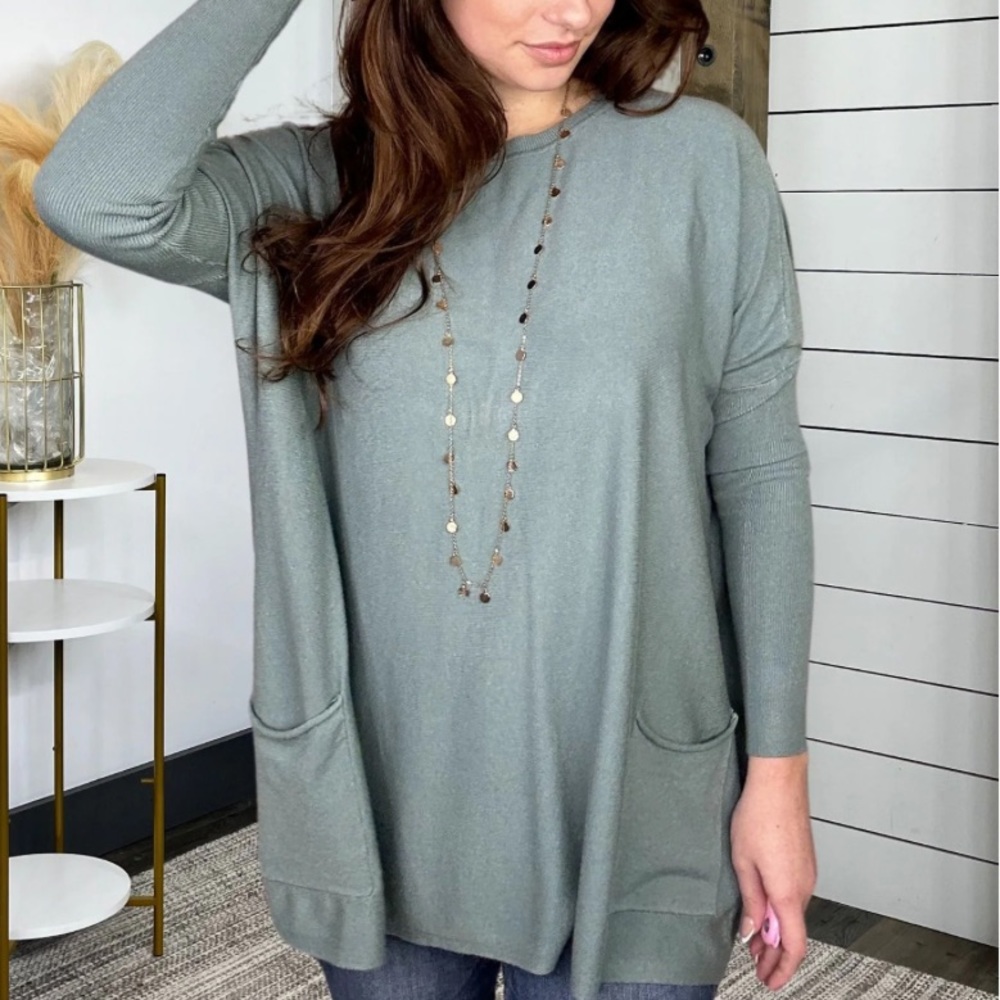 Sage Green Sweater
